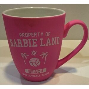 Mattel Barbie Movie Coffee Mug Unisex OS Pink Good Beach Volleyball Team